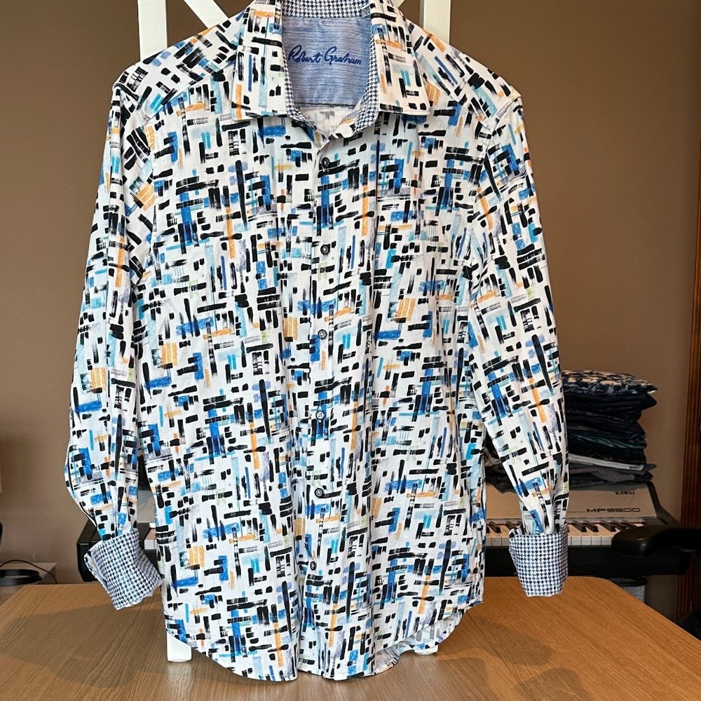 Robert Graham men's long sleeve, button-down shirt